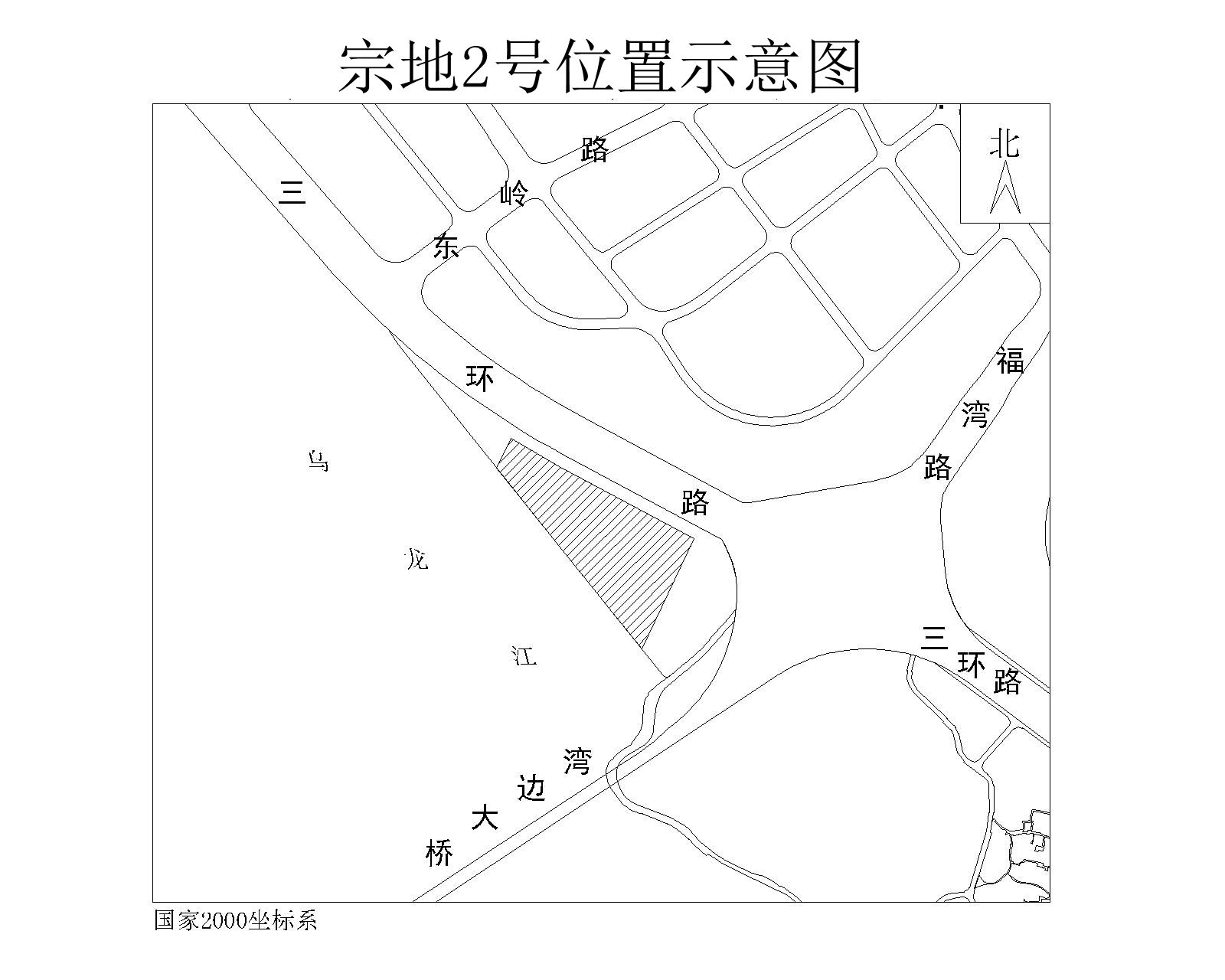 宗地2号位置示意图